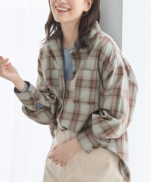 ゆるチェックシャツ