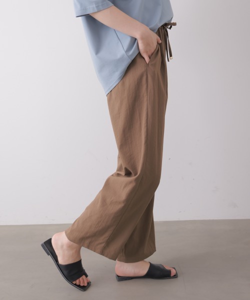Bou Jeloud（ブージュルード）の「接触冷感イージーパンツ（その他パンツ・レディース・オレンジ/ブラック/モカ・FREE）」の8枚目の写真