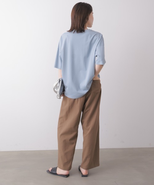 Bou Jeloud（ブージュルード）の「接触冷感イージーパンツ（その他パンツ・レディース・オレンジ/ブラック/モカ・FREE）」の12枚目の写真