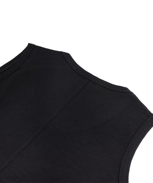 NIGHTWORKDEPT(ナイトワークデプト)の「Cutline Loose Fit Sleeveless Top_Black(Tシャツ/カットソー・レディース・その他・MEDIUM/SMALL)」の3枚目の写真