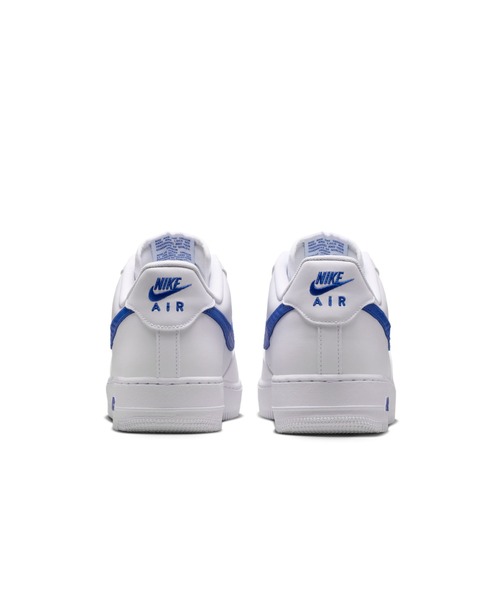 NIKE（ナイキ）の「NIKE/ナイキ ｴｱ ﾌｫｰｽ 1 07（スニーカー・メンズ・ホワイト×ブルー・25.5cm/26cm/26.5cm/27cm/27.5cm/28cm）」の2枚目の写真