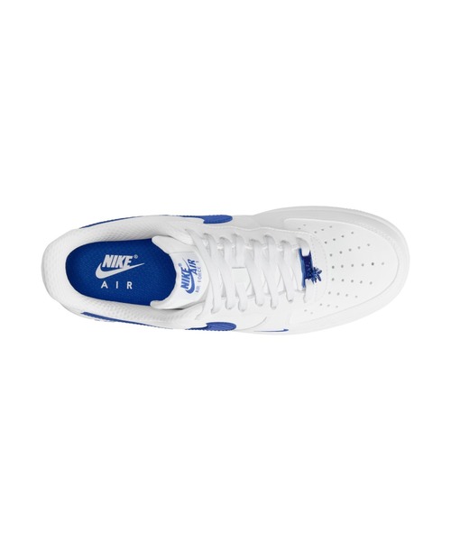 NIKE（ナイキ）の「NIKE/ナイキ ｴｱ ﾌｫｰｽ 1 07（スニーカー・メンズ・ホワイト×ブルー・25.5cm/26cm/26.5cm/27cm/27.5cm/28cm）」の8枚目の写真