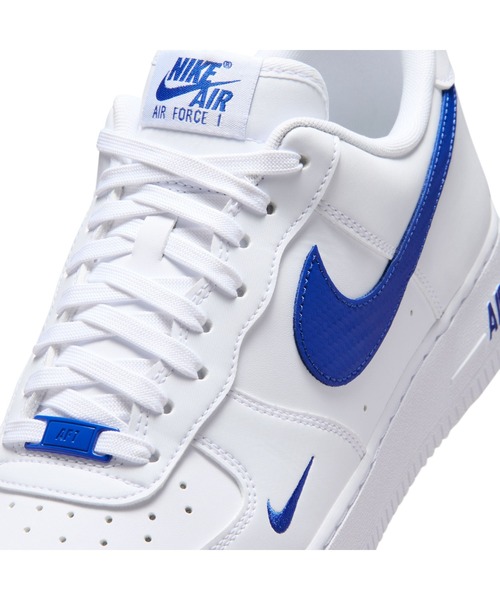 NIKE（ナイキ）の「NIKE/ナイキ ｴｱ ﾌｫｰｽ 1 07（スニーカー・メンズ・ホワイト×ブルー・25.5cm/26cm/26.5cm/27cm/27.5cm/28cm）」の10枚目の写真