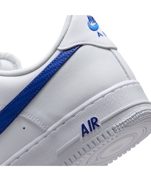 NIKE（ナイキ）の「NIKE/ナイキ ｴｱ ﾌｫｰｽ 1 07（スニーカー・メンズ・ホワイト×ブルー・25.5cm/26cm/26.5cm/27cm/27.5cm/28cm）」の11枚目の写真
