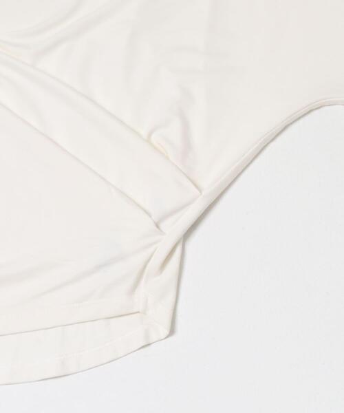 URBAN RESEARCH ROSSO WOMEN(アーバンリサーチ ロッソ)の「クールタッチドレーププルオーバー(Tシャツ/カットソー・レディース・モカ/オフホワイト/ブラック・FREE)」の10枚目の写真