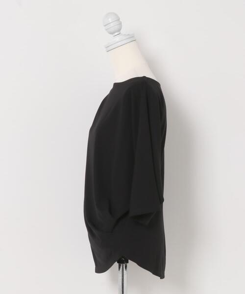 URBAN RESEARCH ROSSO WOMEN(アーバンリサーチ ロッソ)の「クールタッチドレーププルオーバー(Tシャツ/カットソー・レディース・モカ/オフホワイト/ブラック・FREE)」の16枚目の写真