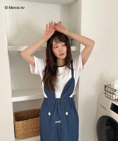 MIIA（ミーア）の「miffy トラベルTシャツ（Tシャツ/カットソー・レディース・オフホワイト/ブラック・FREE）」の7枚目の写真