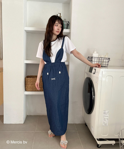 MIIA（ミーア）の「miffy トラベルTシャツ（Tシャツ/カットソー・レディース・オフホワイト/ブラック・FREE）」の18枚目の写真