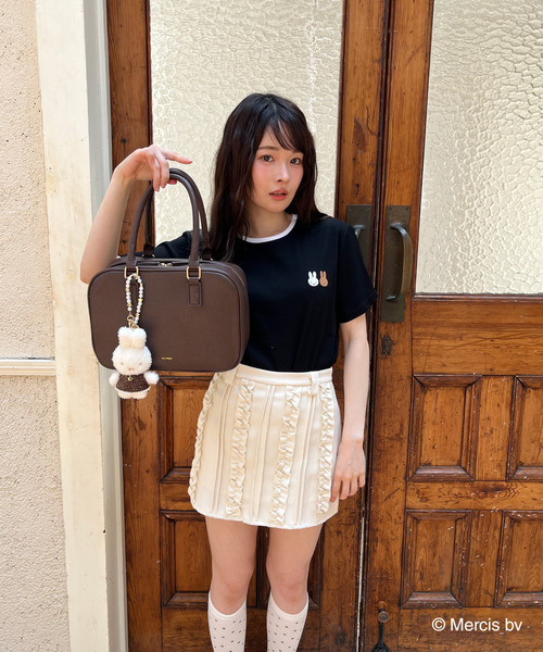 MIIA（ミーア）の「miffy トラベルTシャツ（Tシャツ/カットソー・レディース・オフホワイト/ブラック・FREE）」の21枚目の写真