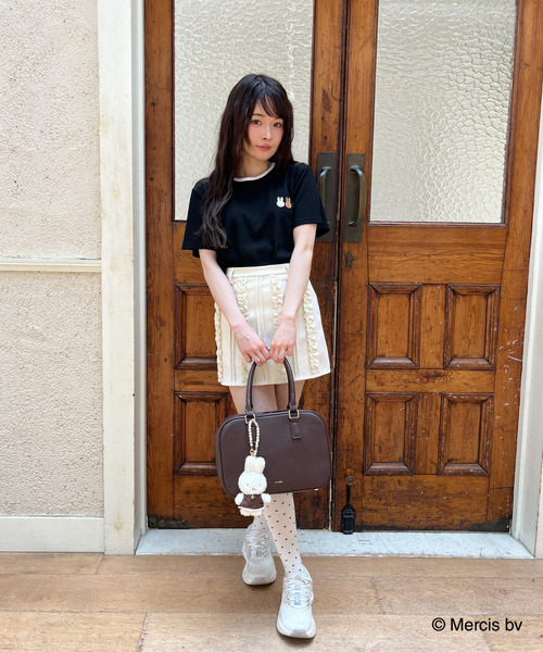 MIIA（ミーア）の「miffy トラベルTシャツ（Tシャツ/カットソー・レディース・オフホワイト/ブラック・FREE）」の22枚目の写真
