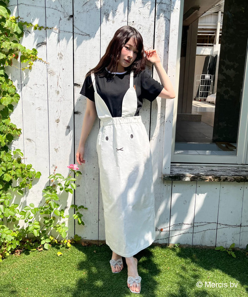 MIIA（ミーア）の「miffy トラベルTシャツ（Tシャツ/カットソー・レディース・オフホワイト/ブラック・FREE）」の9枚目の写真