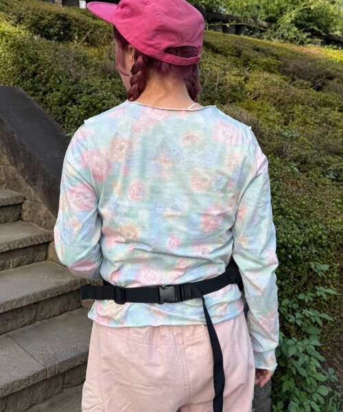 w closet(ダブルクローゼット)の「Am メローロンTシャツ(Tシャツ/カットソー・レディース・アイボリー/グリーン/イエロー・FREE)」の12枚目の写真