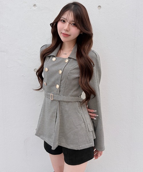 NOMAE(ノーマエ)の「ウエストマークダブルボタンブラウス(シャツ/ブラウス・レディース・ベージュ/ブラウン系その他/ベージュ系その他・FREE)」の14枚目の写真