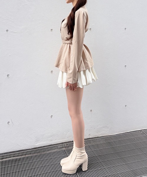 NOMAE(ノーマエ)の「ウエストマークダブルボタンブラウス(シャツ/ブラウス・レディース・ベージュ/ブラウン系その他/ベージュ系その他・FREE)」の11枚目の写真