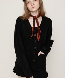 V NECK BUTTON CD Vネックボタンカーディガン 秋服