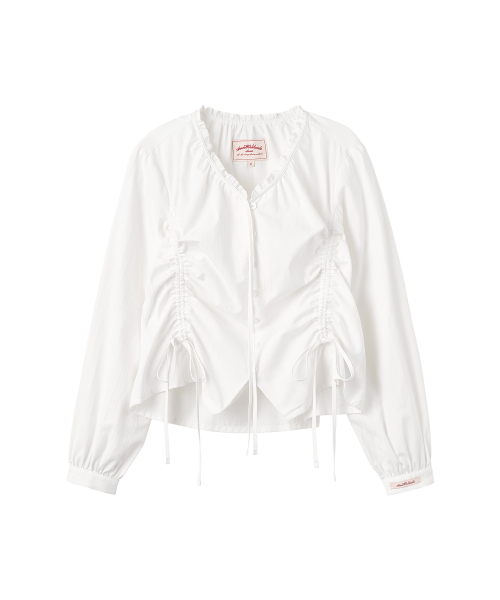AMESWORLDWIDE（アメスワールドワイド）の「CLASSIC SHIRRING BLOUSE WHITE（シャツ/ブラウス・レディース・その他・FREE）」の11枚目の写真