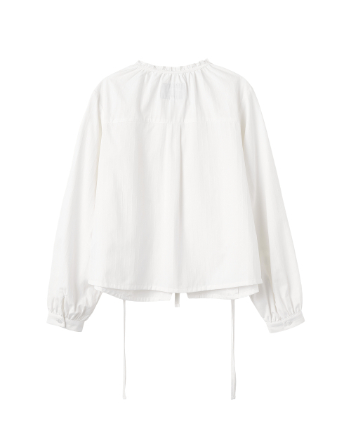 AMESWORLDWIDE（アメスワールドワイド）の「CLASSIC SHIRRING BLOUSE WHITE（シャツ/ブラウス・レディース・その他・FREE）」の12枚目の写真