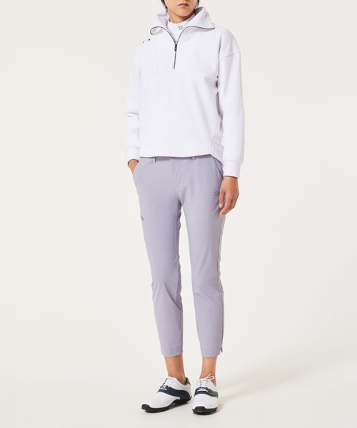 OAKLEY(オークリー)の「【最新】 オークリー ELEVATE PULLOVER H/Z FLEECE/ミドラー/ゴルフ/レディース/OAKLEY(その他アウター・レディース・ブラック/ホワイト・L/S/M)」の2枚目の写真