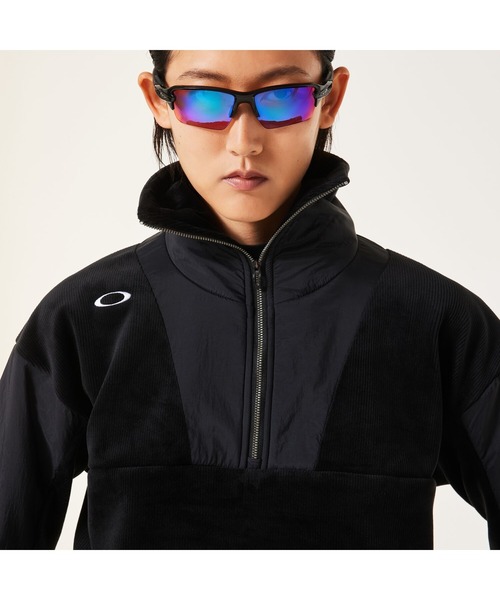 OAKLEY(オークリー)の「【最新】 オークリー ELEVATE PULLOVER H/Z FLEECE/ミドラー/ゴルフ/レディース/OAKLEY(その他アウター・レディース・ブラック/ホワイト・L/S/M)」の6枚目の写真