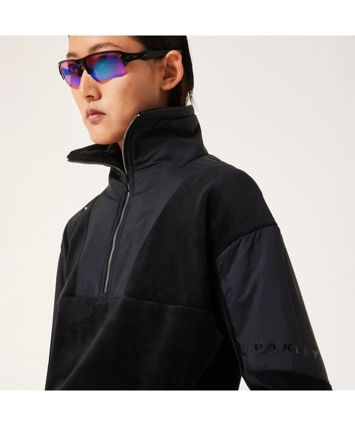 OAKLEY(オークリー)の「【最新】 オークリー ELEVATE PULLOVER H/Z FLEECE/ミドラー/ゴルフ/レディース/OAKLEY(その他アウター・レディース・ブラック/ホワイト・L/S/M)」の7枚目の写真