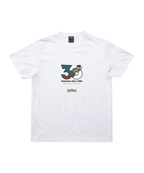 ZOZOSPOT(ゾゾスポット)の「Pokemon 30th Anniversary 1025 T-shirt 「メグロコ」(Tシャツ/カットソー・レディース・ホワイト・SMALL/MEDIUM/LARGE/X-LARGE/XX-LARGE/XXX-LARGE/100cm/110cm/120cm/130cm/140cm/150cm/160cm)」の1枚目の写真