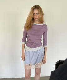 SIDE TUCK T (パープル)
