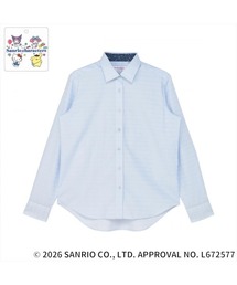 【サンリオキャラクターズ×TOKYO SHIRTS】 形態安定ノンアイロン ワイド 長袖ビジネスワイシャツ