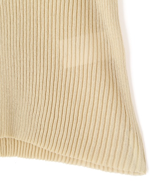 YLEVE(イレーヴ)の「YLEVE / SHEER RIB KNIT LONG SLEEVE POLO(ニット/セーター・レディース・ブラウン/カーキ/ブラック・1)」の20枚目の写真
