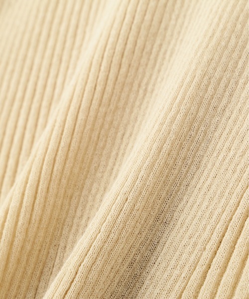 YLEVE(イレーヴ)の「YLEVE / SHEER RIB KNIT LONG SLEEVE POLO(ニット/セーター・レディース・ブラウン/カーキ/ブラック・1)」の21枚目の写真