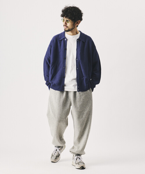RED KAP(レッドキャップ)の「RED KAP/レッドキャップ 別注 ガーター編み ソリッド バルキー シャツカーディガン(カーディガン/ボレロ・メンズ・ブルー/ブラウン/ベージュ/ブラック・LARGE/MEDIUM)」の6枚目の写真