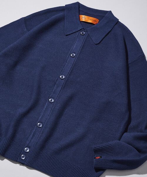 RED KAP(レッドキャップ)の「RED KAP/レッドキャップ 別注 ガーター編み ソリッド バルキー シャツカーディガン(カーディガン/ボレロ・メンズ・ブルー/ブラウン/ベージュ/ブラック・LARGE/MEDIUM)」の8枚目の写真