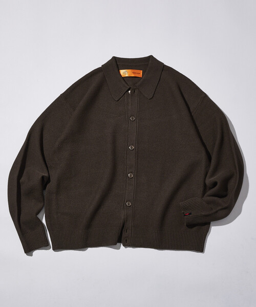 RED KAP(レッドキャップ)の「RED KAP/レッドキャップ 別注 ガーター編み ソリッド バルキー シャツカーディガン(カーディガン/ボレロ・メンズ・ブルー/ブラウン/ベージュ/ブラック・LARGE/MEDIUM)」の21枚目の写真