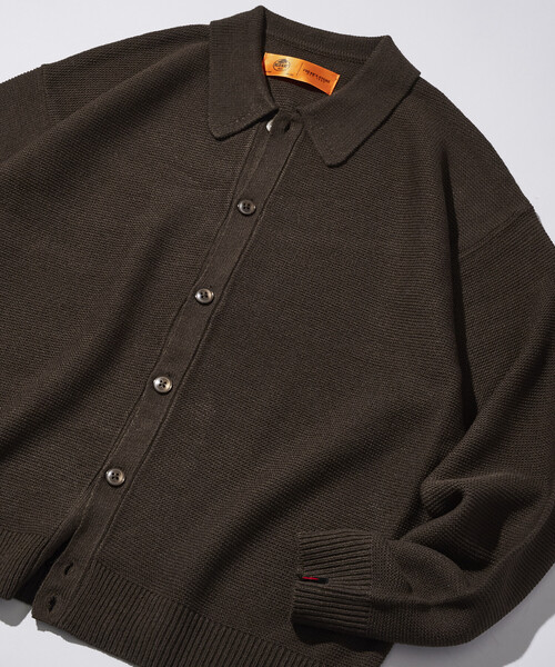 RED KAP(レッドキャップ)の「RED KAP/レッドキャップ 別注 ガーター編み ソリッド バルキー シャツカーディガン(カーディガン/ボレロ・メンズ・ブルー/ブラウン/ベージュ/ブラック・LARGE/MEDIUM)」の22枚目の写真