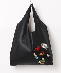 カシュカシュ cachecache / ワッペン付きショッパー