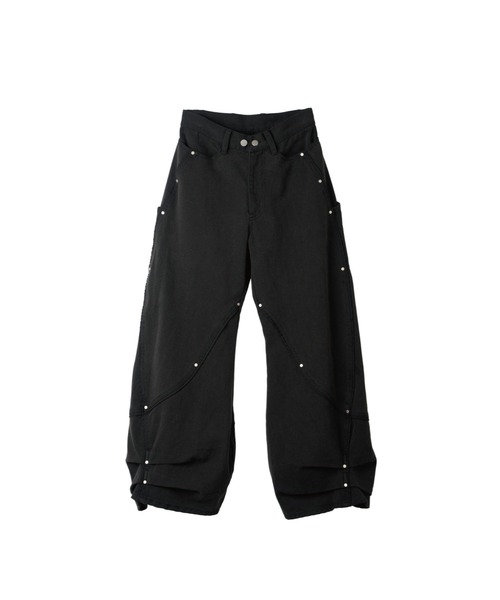 Knuth Marf(クヌースマーフ)の「curve utility denim pants(unisex)(デニムパンツ・レディース・ブルー/ブラック・MEDIUM/SMALL/X-SMALL)」の18枚目の写真