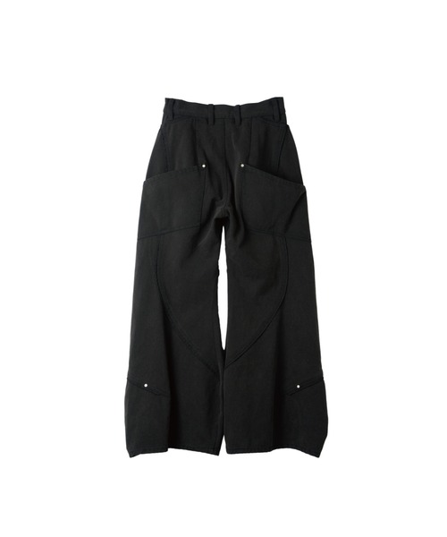 Knuth Marf(クヌースマーフ)の「curve utility denim pants(unisex)(デニムパンツ・レディース・ブルー/ブラック・MEDIUM/SMALL/X-SMALL)」の19枚目の写真