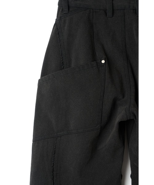 Knuth Marf(クヌースマーフ)の「curve utility denim pants(unisex)(デニムパンツ・レディース・ブルー/ブラック・MEDIUM/SMALL/X-SMALL)」の5枚目の写真