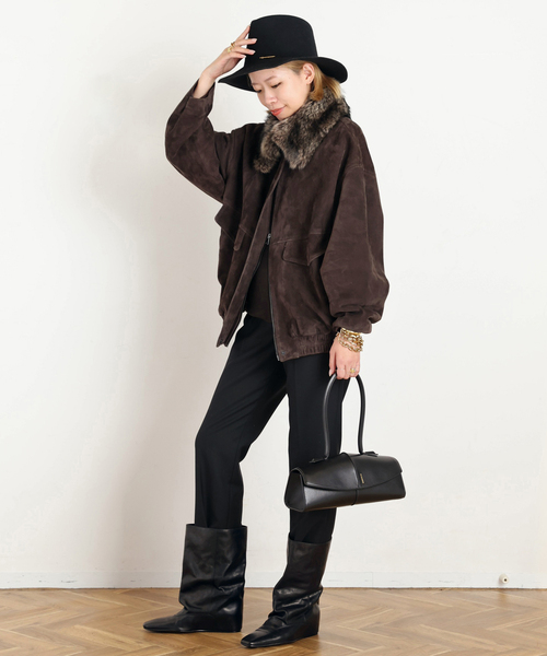 Paloma Barcelo(パロマバルセロ)の「【PALOMA BARCELO/パロマ バルセロ】middle length COVER BOOTS(ブーツ・レディース・ブラック・36/37/38/39)」の9枚目の写真