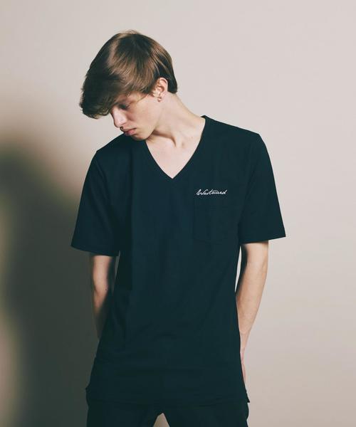 MONKEY TIME（モンキータイム）の「＜monkey time＞ エンブロ 1ポケット Vネック ショートスリーブ Tシャツ◆（Tシャツ/カットソー・メンズ・ホワイト/ブラック/オリーブ/ライトブルー・MEDIUM/SMALL/X-LARGE/LARGE）」の3枚目の写真