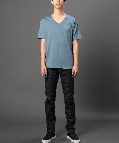 MONKEY TIME（モンキータイム）の「＜monkey time＞ エンブロ 1ポケット Vネック ショートスリーブ Tシャツ◆（Tシャツ/カットソー・メンズ・ホワイト/ブラック/オリーブ/ライトブルー・MEDIUM/SMALL/X-LARGE/LARGE）」の16枚目の写真