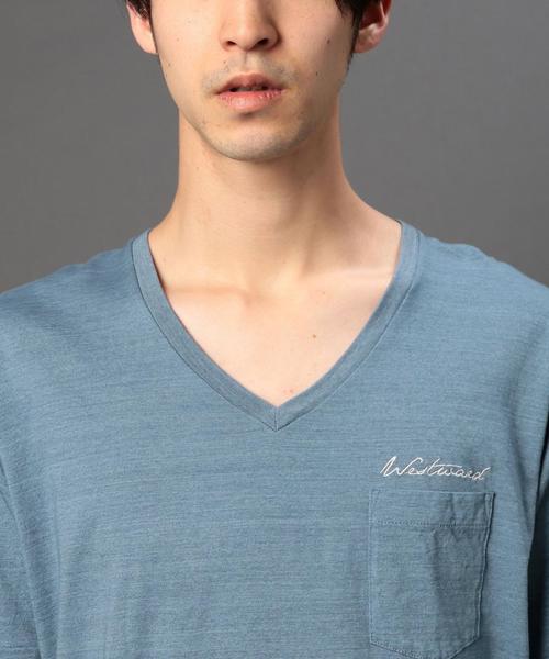 MONKEY TIME（モンキータイム）の「＜monkey time＞ エンブロ 1ポケット Vネック ショートスリーブ Tシャツ◆（Tシャツ/カットソー・メンズ・ホワイト/ブラック/オリーブ/ライトブルー・MEDIUM/SMALL/X-LARGE/LARGE）」の17枚目の写真