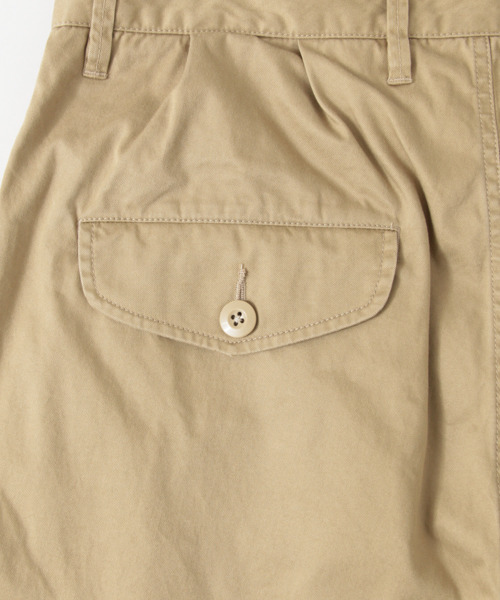 URBAN RESEARCH（アーバンリサーチ）の「UR 強撚ギャバワイドショーツ（その他パンツ・メンズ・ベージュ/ネイビー・LARGE/MEDIUM）」の19枚目の写真