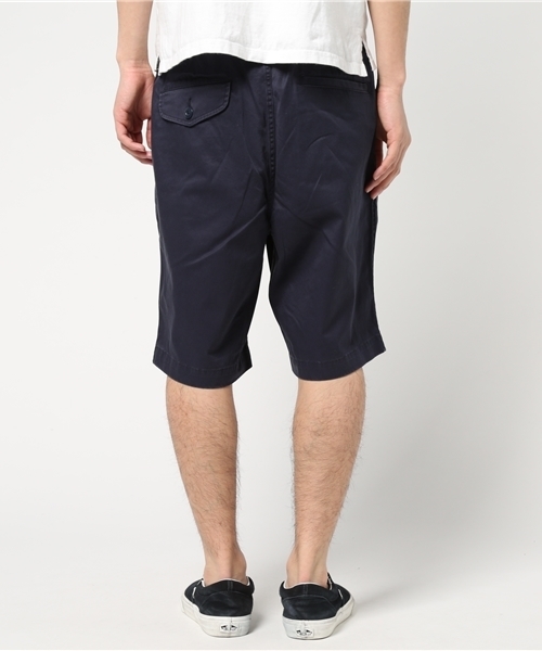 URBAN RESEARCH（アーバンリサーチ）の「UR 強撚ギャバワイドショーツ（その他パンツ・メンズ・ベージュ/ネイビー・LARGE/MEDIUM）」の4枚目の写真