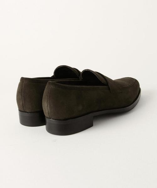 【新品】ユナイテッドアローズ ブラック スエード ローファー UNITED ARROWS（ユナイテッドアローズ）の「スエード ローファー