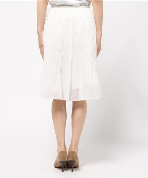 NATURAL BEAUTY BASIC（ナチュラルビューティーベーシック）の「ワッシャープリーツスカート（スカート・レディース・ホワイト系その他/オレンジ/ブラウン・SMALL/X-SMALL/MEDIUM）」の7枚目の写真