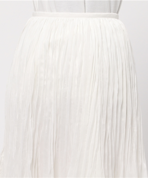 NATURAL BEAUTY BASIC（ナチュラルビューティーベーシック）の「ワッシャープリーツスカート（スカート・レディース・ホワイト系その他/オレンジ/ブラウン・SMALL/X-SMALL/MEDIUM）」の8枚目の写真