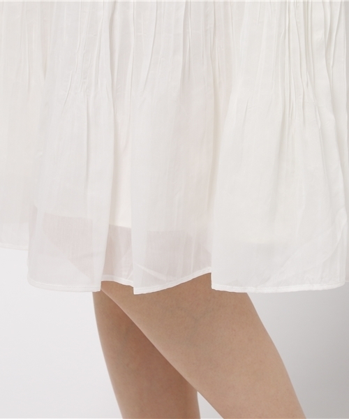 NATURAL BEAUTY BASIC（ナチュラルビューティーベーシック）の「ワッシャープリーツスカート（スカート・レディース・ホワイト系その他/オレンジ/ブラウン・SMALL/X-SMALL/MEDIUM）」の9枚目の写真