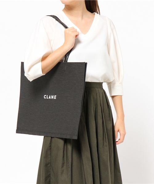 箱付き☆クラネ 厚底 23cm 36 ブラック 黒 レザー 牛革 CLANE CLANE(クラネ)の「SHOPPER BAG(トートバッグ)」 - WEAR
