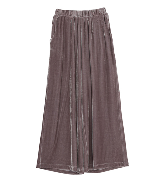 merry jenny（メリージェニー）の「ベロアワイドパンツ（その他パンツ・レディース・ピンク/グレー/ブラック・FREE）」の10枚目の写真