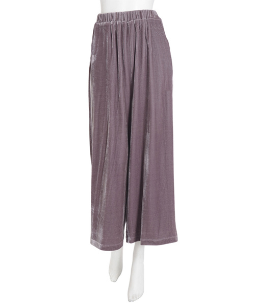 merry jenny（メリージェニー）の「ベロアワイドパンツ（その他パンツ・レディース・ピンク/グレー/ブラック・FREE）」の11枚目の写真